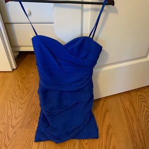 BCBG strapless dress